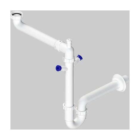 Sifone per Lavello a 1 Via Slavaspazio Autopulente 2K 11/2 DN 40 l B Plast