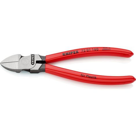 KNIPEX 72 01 160 SB Tronchesi per resina sintetica rivestiti in resina sintetica 160 mm (1/4)