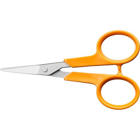 FISKARS Ciseaux de broderie - Classic 10 cm ambidextres - découpe précise fils et tissus