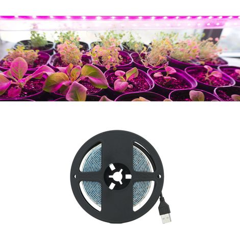 20-W-Solarpanel, 3 Meter lange LED-Gartenbaulampe mit Solarwachstumsspektrum, Schutzart IP65 für Gemüsesetzlinge, Wasserpflanzen und als zusätzliche Innenbeleuchtung mit Batterieschutzbox. (1/5)