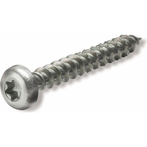 Cimco 6-rund-Allzweckschraube 5,0x40 T25 vz Halbr. 191235 100 Stk