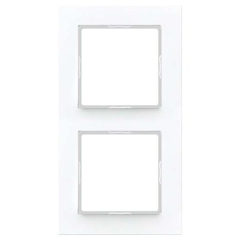 Cornice di montaggio verticale orizzontale, 2 elementi, bianco alpino - JUNG
