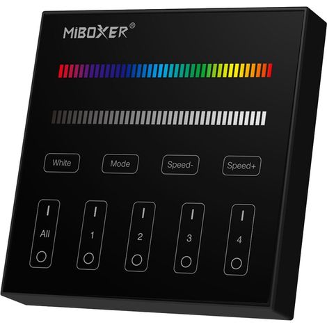 Panel De Control Táctil RGB Y RGBW - 4 Zonas - Mi-Light - (1/5)