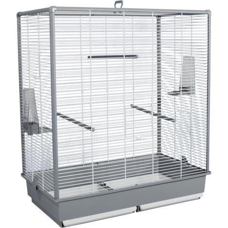 JAULA PAJARO 616 Blanca (70x40x79,5 cm)