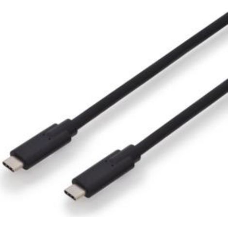 Digitus USB-Kabel USB 3.2 Gen1 USB-C® Stecker, USB-C® Stecker 1.00 m Schwarz doppelt geschirmt AK-3 (1/3)