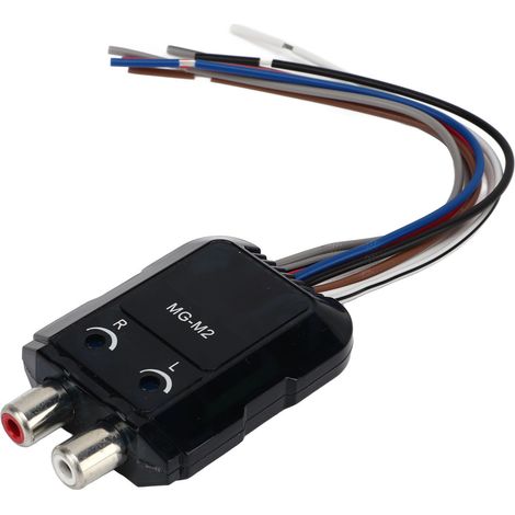 Convertisseur audio de voiture haut à bas convertisseur stéréo de sortie de ligne à 2 canaux pour tous les amplificateurs massifs