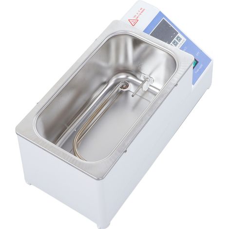 Bain-marie thermostatique numérique 600W 2 puits, réservoir laboratoire température constante avec minuterie, prise UE 220V (1/5)