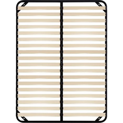 Sommier 140x190cm Sommiers à Lattes pour Adulte(140x190-0 Pied) (1/5)