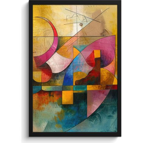 AFFICHE ENCADRÉE Art - Abstrait - Moderne Cadre Décoration Murale 40x60 (1/5)