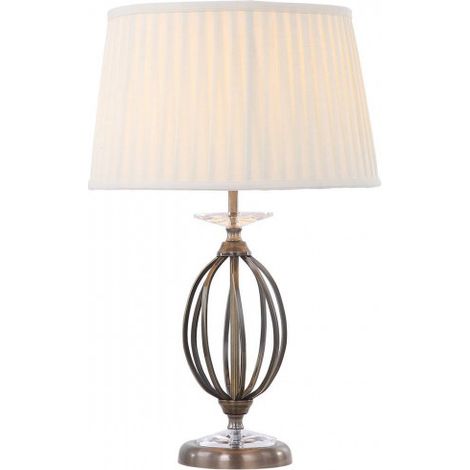 Elstead Aegean - 1 lampe de table lumineuse en laiton vieilli, E27 (1/5)