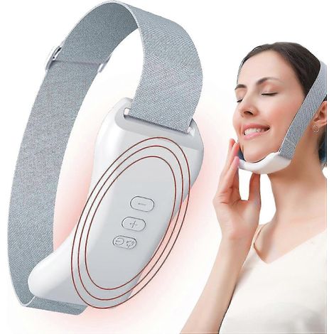 Appareil de massage électrique pour le visage en V, appareil de beauté de lifting du visage par microcourant EMS, masseur électrique pour double menton, masseur pour le visage en V A1047 -CHSZ (1/5)