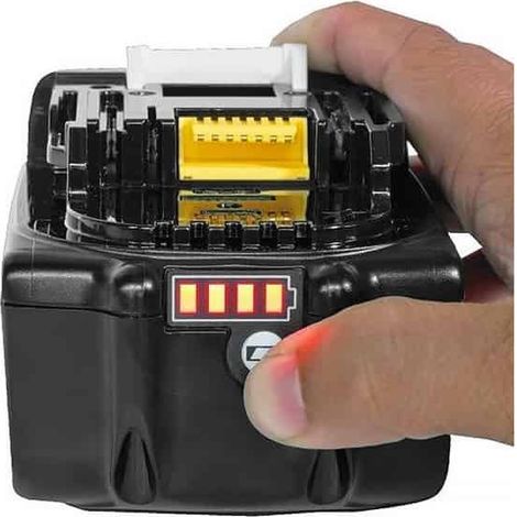 Pack de 4 Batteries 6Ah MAKITA BL1860 - 198091-4 - Chargeur double DC18RD - Coffret Makpac — vue 3