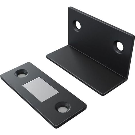 Loquet magnétique pour porte, 5 mm, noir/argenté (1/5)