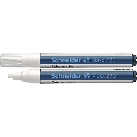 Schneider Schreibgeräte Maxx 270 127049 Marqueur peinture blanc 1 mm, 3 mm D44873