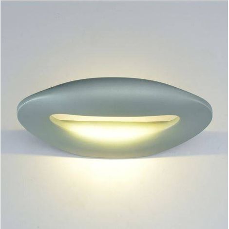 Aplique De Pared Interior Moderno "DALI" 9W - Gris