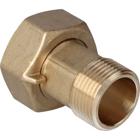 Raccordi per contatore dell'acqua 1 pollice DN25 set (1/5)