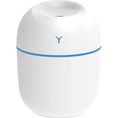 Humidificateur dair, Andoer 220ml humidificateur dair Silencieux, humidificateur dair bebe avec Veilleuse USB Humidificateur sans eau Humidificateur Automatique pour la Voyage Bureau Chambre