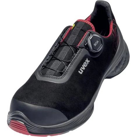 [NEUWERTIG] B-Ware Uvex Sicherheitsstiefel 1 G2 Arbeitsschuhe S3 Esd Rot Schwarz Größe 49 W 11