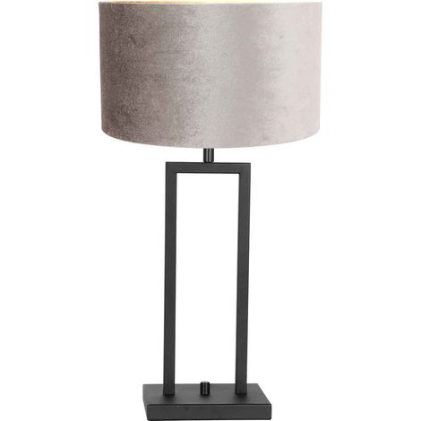 Steinhauer - lámpara de mesa - Stang - negro - metal velours