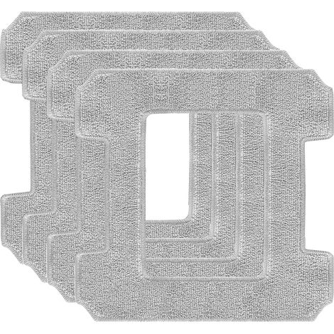 4 Pièces W2 Serpillère Rechange Kit, Microfibre Lingette Robot Lave Vitre W2, pour Nettoyage Vitre (1/5)