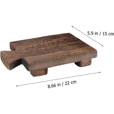 Elegante dispenser in legno salvaspazio per bagno e cucina. (1/3)