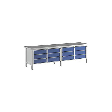 Anchura del banco de trabajo 2800 mm bastidor modular 12 (1/5)