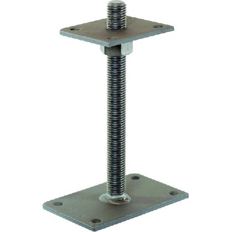 Pitzl Pfostenträger Typ 11013.1200 mit Gewindestange 250mm ZiNiP