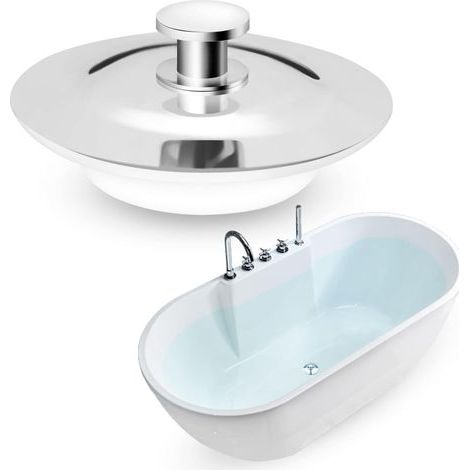 Sink drain plug, universal household sink plug, sink plug with rubber seal, good sealing performance, odor-proof, suitable for kitchen sinks (1/5)