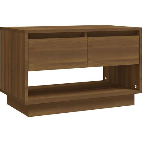 Meuble TV, Étagère TV, Meuble de Salon, Chêne marron 70x41x44 cm Aggloméré OIB6335E (1/5)