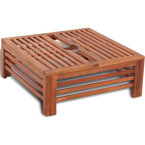 Couverture de support de parasol, Support parasol, Robuste de Qualité, en bois OIB2048E