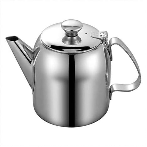 20-Unzen-Teekanne aus Edelstahl, auslaufsicherer Metallkessel für Kaffee und Tee (1/5)