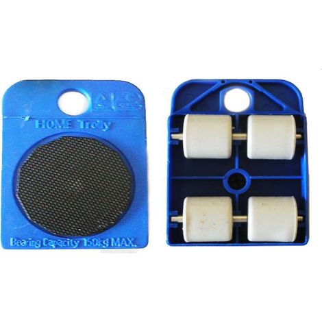 Carrellino Transport Helper Rolly PVC blu piatto