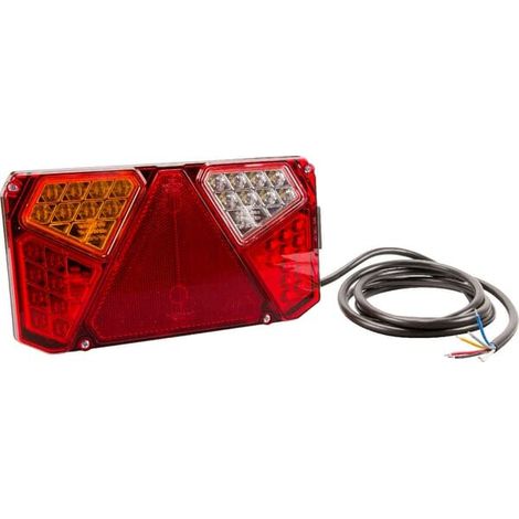 Luz trasera multifunci贸n Izda. LED'rectangular 12-24 V 242 x 134 x 36,5 mm UNIVERSAL LA40007