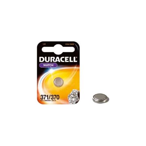 PILA SPECIALISTICA A PASTIGLIA ALL'OSSIDO D'ARGENTO (371/370) - 10 blister DURACELL