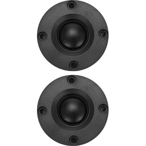 Convient pour deux tweeters à dôme en soie de 1,5 pouce, 6 ohms et 30 watts, haut-parleurs haute fréquence HiFi avec dissipateurs thermiques. (1/5)