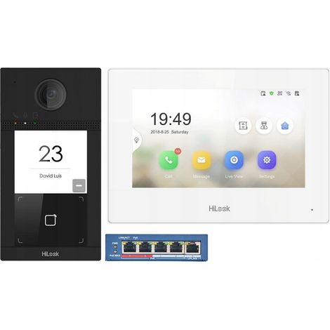 Kit d'interphone vidéo IP Hilook de Hikvision IP-VIS-Pro-W (1/5)