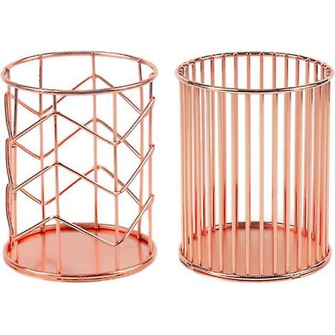 2 porte-stylos en fer forgé