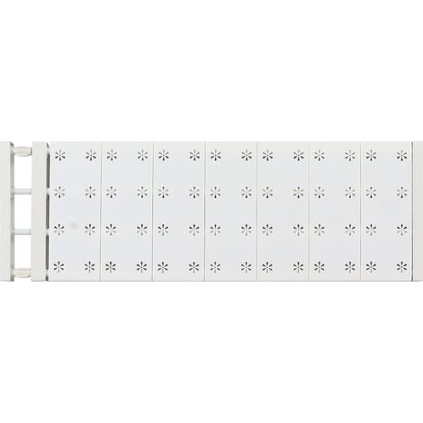 Armoire planche séparation rangement tige extensible gain de place étagère compartiment pour meuble 73-125 cm (1/5)