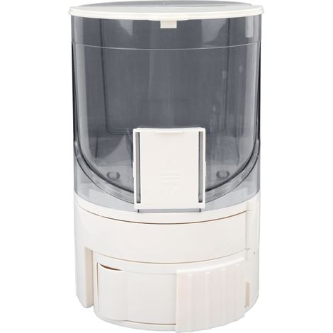 Distributeur Automatique Gris Double Couche Rotatif 1.3L Eau Nourriture Anti-Poussière ABS pour Chats et Chiens Moyens (1/4)