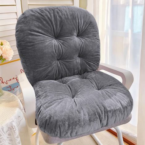 Yuragim Seat Cushions for Garden Chair, High Back, Garden Chair, Grey (1/5)
