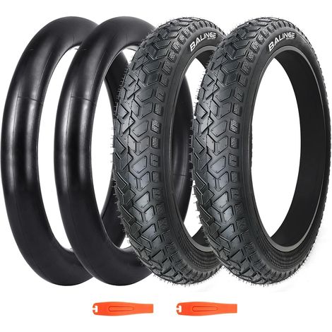 Pneu de vélo électrique robuste 20/26" x 4.0" pliable Fat Tire pour vélo électrique/VTT neige tout terrain (1/5)