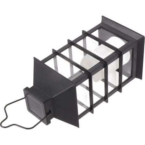 Lot de 2 lanternes solaires suspendues, design bougie, LED, décoration extérieure pour allée, jardin et pelouse.
