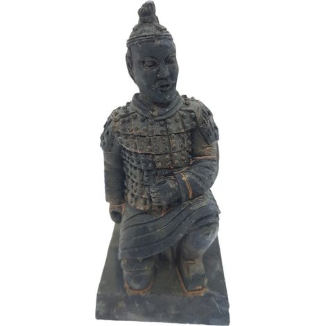 Statuette guerrier chinois Qin 2 L, hauteur 11 cm, décoration aquarium - animallparadise (1/5)