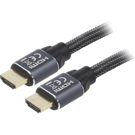 Cable HDMI 2.0 male des deux cotes 3m noir