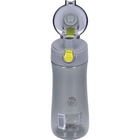 440-ml-Sportflasche mit Deckel, große, durchsichtige Wasserflasche für Outdoor-Sportarten (1/5)