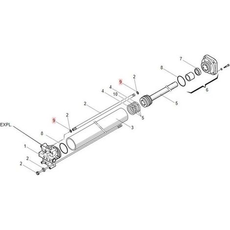 pièce détachée joint orm 6x1,5 (0060-15) 7090815 (1/3)