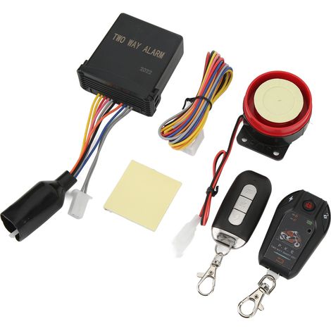 Système d'alarme bidirectionnel pour moto, antivol, démarrage à distance, entrée PKE, verrouillage/déverrouillage automatique pour scooter et quad (1/5)