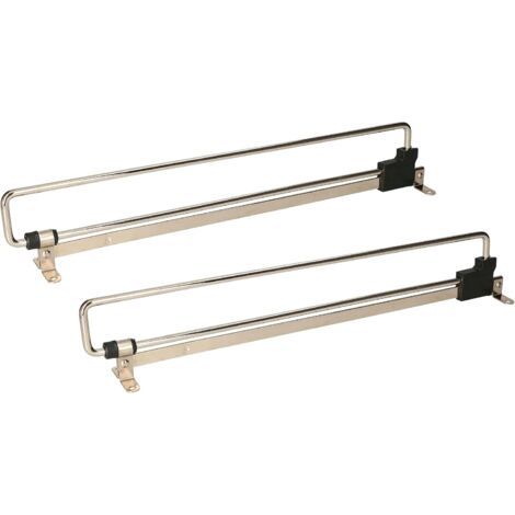 ® Lot de 2 tringles à vêtements extensibles 350 mm pour armoire-NANOTEH (1/5)