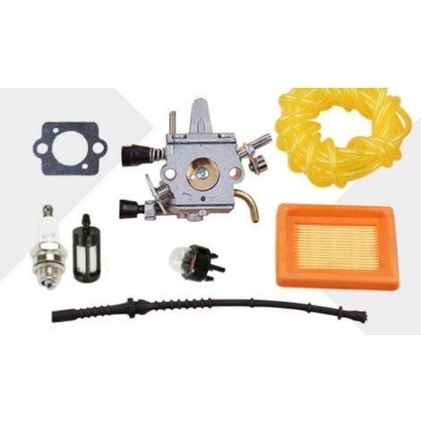 Carburateur Pour Débroussailleuse Stihl FS Série 120 200 250 300 350 400 450 480 FR Avec Filtre à Air Bougie Ampoule Amorçage (1/4)