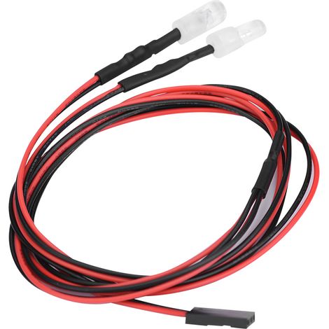 2PCS LED 5mm pour Modélisme RC 1/10 - Éclairage Voiture Drift, Accessoires Phares Multicolores (1/5)